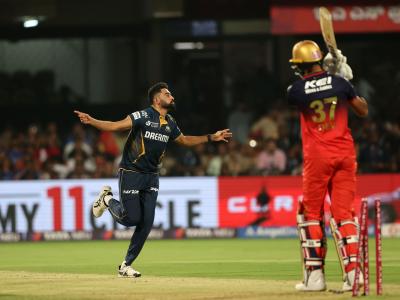 RCB vs GT, IPL 2025: Mohammed Siraj’s Bowling Masterclass Limits Royal Challengers Bengaluru to 169/8 Against Gujarat Titans