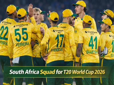 South Africa Squad for ICC T20 World Cup 2026 Announced; Tristan Stubbs and Ryan Rickelton Dropped