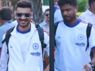 Team India Arrive in Ahmedabad Ahead of T20 World Cup 2026 Final vs New Zealand (VIDEO)