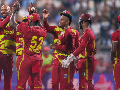 West Indies Beat Zimbabwe by Record 107 Runs in ICC Men’s T20 World Cup 2026 Super 8 Clash in Mumbai (VIDEO)