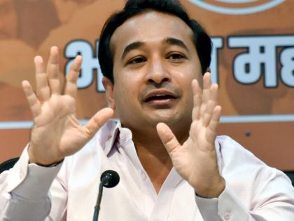 Sanjay Raut a "snake", will join NCP soon says, Nitesh Rane | Sanjay Raut a "snake", will join NCP soon says, Nitesh Rane