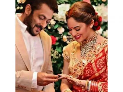 Sonakshi Sinha reacts over her viral wedding pic with Salman Khan | Sonakshi Sinha reacts over her viral wedding pic with Salman Khan