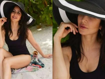 Katrina Kaif shines in a 'smokin-hot' black monokini | Katrina Kaif shines in a 'smokin-hot' black monokini