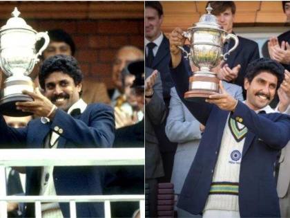 Ranveer Singh unveils the most awaited picture from '83' as he lifts the World Cup at Lord's balcony | Ranveer Singh unveils the most awaited picture from '83' as he lifts the World Cup at Lord's balcony