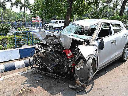 Maharashtra: 5 killed after car crashes with private bus in Chandrapur | Maharashtra: 5 killed after car crashes with private bus in Chandrapur