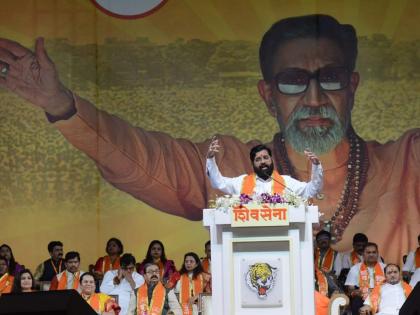 Dussehra Speech: Uddhav an opportunist had a hidden face for long says, Shinde | Dussehra Speech: Uddhav an opportunist had a hidden face for long says, Shinde