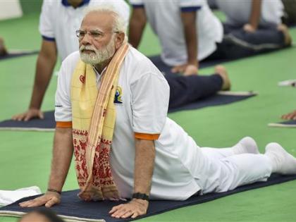 Watch: PM Modi performs Yoga during mega event at UN HQ | Watch: PM Modi performs Yoga during mega event at UN HQ