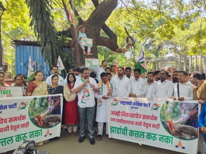 Pune: NCP's Chipko movement to save trees from river rejuvenation project | Pune: NCP's Chipko movement to save trees from river rejuvenation project