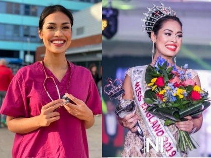 Miss England Bhasha Mukherjee gives up her crown and resumes work as doctor to fight COVID-19 | Miss England Bhasha Mukherjee gives up her crown and resumes work as doctor to fight COVID-19