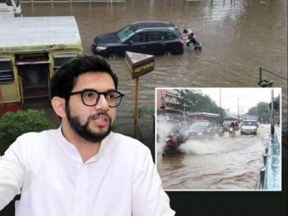 "Why This Hatred for The City?”: Aaditya Thackeray Slams BJP Over Mumbai Flooding in First Monsoon Rain | "Why This Hatred for The City?”: Aaditya Thackeray Slams BJP Over Mumbai Flooding in First Monsoon Rain