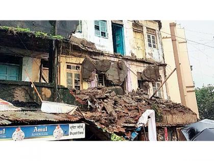 Mumbai: Part of empty building collapses in Mumbai; none injured | Mumbai: Part of empty building collapses in Mumbai; none injured
