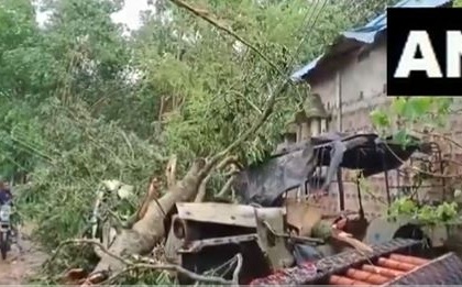 Cyclone in Tripura: Rain and Storm Wreak Havoc in North East Destroying Homes and Properties (Watch Video) | Cyclone in Tripura: Rain and Storm Wreak Havoc in North East Destroying Homes and Properties (Watch Video)
