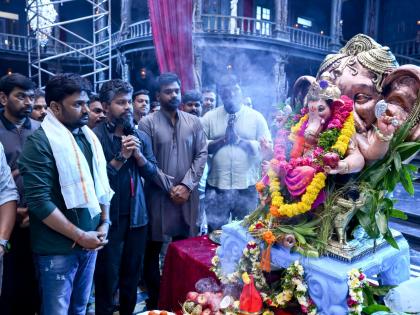 Team of Prabhas-Starrer The RajaSaab Celebrates Ganeshotsav on India’s Biggest Horror-Fantasy Set | Team of Prabhas-Starrer The RajaSaab Celebrates Ganeshotsav on India’s Biggest Horror-Fantasy Set Team of Prabhas-Starrer The RajaSaab Celebrates Ganeshotsav on India’s Biggest Horror-Fantasy Set | Team of Prabhas-Starrer The RajaSaab Celebrates Ganeshotsav on India’s Biggest Horror-Fantasy Set