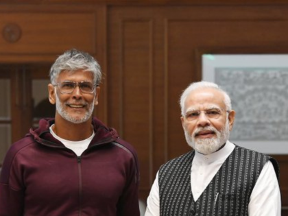 Milind Soman meets PM Narendra Modi in Delhi, duo discuss health and fitness | Milind Soman meets PM Narendra Modi in Delhi, duo discuss health and fitness