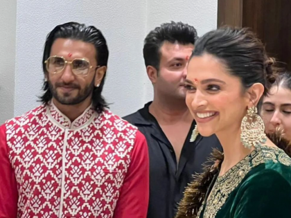 Ranveer Singh, Deepika Padukone, Visit Maharashtra CM Eknath Shinde's Home For Ganesh Darshan | Ranveer Singh, Deepika Padukone, Visit Maharashtra CM Eknath Shinde's Home For Ganesh Darshan