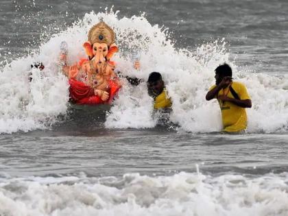 Ganesh Visarjan 2023: Idol immersion processions begin in Mumbai | Ganesh Visarjan 2023: Idol immersion processions begin in Mumbai