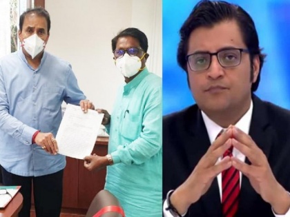 MP Arvind Sawant writes to Maha Home Minister, demands legal action against Arnab Goswami | MP Arvind Sawant writes to Maha Home Minister, demands legal action against Arnab Goswami