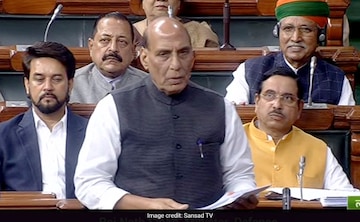 Opposition leader stage walkout after Rajnath Singh issue clarification on Arunachal clash | Opposition leader stage walkout after Rajnath Singh issue clarification on Arunachal clash