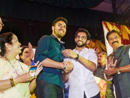 Tejas Thackeray to make entry into politics? Aaditya Thackeray reacts | Tejas Thackeray to make entry into politics? Aaditya Thackeray reacts Tejas Thackeray to make entry into politics? Aaditya Thackeray reacts | Tejas Thackeray to make entry into politics? Aaditya Thackeray reacts
