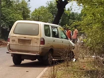Ratnagiri: Devotee killed in collision en route to Ganapatipule | Ratnagiri: Devotee killed in collision en route to Ganapatipule