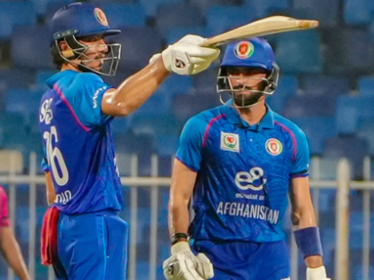 AFG vs UAE, T20I Tri-Series 2025: Sediqullah Atal, Ibrahim Zadran's Half-Centuries Power Afghanistan to 188/4 Against United Arab Emirates | AFG vs UAE, T20I Tri-Series 2025: Sediqullah Atal, Ibrahim Zadran's Half-Centuries Power Afghanistan to 188/4 Against United Arab Emirates