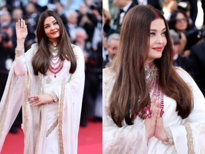 Cannes 2025: Aishwarya Rai Bachchan Walks the Red Carpet in a Banarasi Saree, Gracefully Flaunts Sindoor (Watch Video) | Cannes 2025: Aishwarya Rai Bachchan Walks the Red Carpet in a Banarasi Saree, Gracefully Flaunts Sindoor (Watch Video) Cannes 2025: Aishwarya Rai Bachchan Walks the Red Carpet in a Banarasi Saree, Gracefully Flaunts Sindoor (Watch Video) | Cannes 2025: Aishwarya Rai Bachchan Walks the Red Carpet in a Banarasi Saree, Gracefully Flaunts Sindoor (Watch Video)