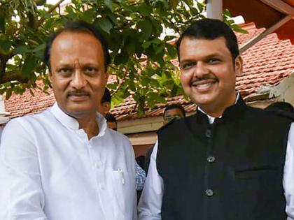 Mumbai: Devendra Fadnavis and Ajit Pawar laid foundation stone of Manora MLA hostel | Mumbai: Devendra Fadnavis and Ajit Pawar laid foundation stone of Manora MLA hostel