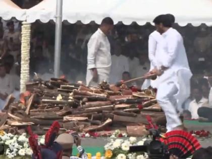 Ajit Pawar Cremated With Full State Honours at Vidya Pratishthan Ground in Pune's Baramati | Ajit Pawar Cremated With Full State Honours at Vidya Pratishthan Ground in Pune's Baramati Ajit Pawar Cremated With Full State Honours at Vidya Pratishthan Ground in Pune's Baramati | Ajit Pawar Cremated With Full State Honours at Vidya Pratishthan Ground in Pune's Baramati