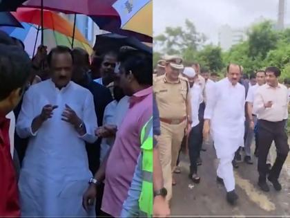 Ajit Pawar in Pune: Maharashtra Deputy CM Reaches Hinjewadi IT Park Early in Morning for Inspection (Watch Video) | Ajit Pawar in Pune: Maharashtra Deputy CM Reaches Hinjewadi IT Park Early in Morning for Inspection (Watch Video)
