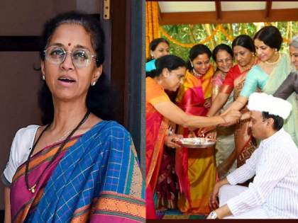 Sharad Pawar arrives at Ajit's residence of Bhaidooj celebration | Sharad Pawar arrives at Ajit's residence of Bhaidooj celebration Sharad Pawar arrives at Ajit's residence of Bhaidooj celebration | Sharad Pawar arrives at Ajit's residence of Bhaidooj celebration