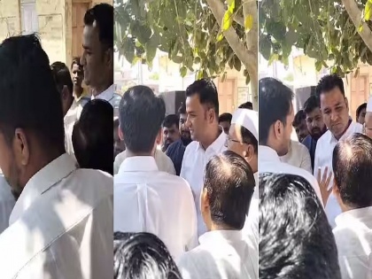 Ajit Pawar's Party Workers Confront Yugendra Pawar in Baramati Following Shrinivas Pawar's Critique | Ajit Pawar's Party Workers Confront Yugendra Pawar in Baramati Following Shrinivas Pawar's Critique