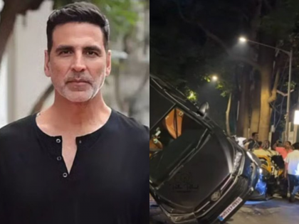 Akshay Kumar’s Security Car Meets With Accident in Mumbai; Two Injured (Watch Video) | Akshay Kumar’s Security Car Meets With Accident in Mumbai; Two Injured (Watch Video) Akshay Kumar’s Security Car Meets With Accident in Mumbai; Two Injured (Watch Video) | Akshay Kumar’s Security Car Meets With Accident in Mumbai; Two Injured (Watch Video)