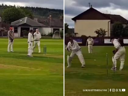 VIDEO: 83-Year-Old Former Cricketer Plays with Oxygen Cylinder on His Back (Watch) | VIDEO: 83-Year-Old Former Cricketer Plays with Oxygen Cylinder on His Back (Watch)