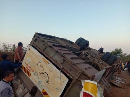 Two Dead, 55 Injured After Bus Overturns in Raigad | Two Dead, 55 Injured After Bus Overturns in Raigad