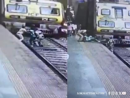 Thane News: Chain Snatcher Arrested by Police During Daring Escape Attempt at Ambernath Railway Station, CCTV Footage Goes Viral | Thane News: Chain Snatcher Arrested by Police During Daring Escape Attempt at Ambernath Railway Station, CCTV Footage Goes Viral