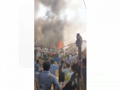 Maharashtra Cylinder Blast: Massive Fire Erupts in Ambernath After LPG Cylinders Explosion - Watch Video | Maharashtra Cylinder Blast: Massive Fire Erupts in Ambernath After LPG Cylinders Explosion - Watch Video