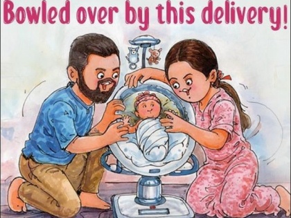 Amul gets trolled for welcoming Virat and Anushka's baby with Doodle image | Amul gets trolled for welcoming Virat and Anushka's baby with Doodle image