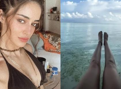 Ananya Panday calls herself a 'Hot Mess' as she sizzles in a bikini selfie | Ananya Panday calls herself a 'Hot Mess' as she sizzles in a bikini selfie