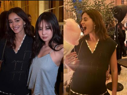 Ananya Panday, Black Pink Jennie In One Frame at Paris Fashion Week, Fans React | Ananya Panday, Black Pink Jennie In One Frame at Paris Fashion Week, Fans React