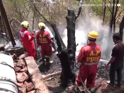 Andhra Pradesh Fire: Major Blaze Erupts Near Ropeway at VMRDA-Kailasagiri Tourism Hill, No Casualties Reported (Watch Video) | Andhra Pradesh Fire: Major Blaze Erupts Near Ropeway at VMRDA-Kailasagiri Tourism Hill, No Casualties Reported (Watch Video) Andhra Pradesh Fire: Major Blaze Erupts Near Ropeway at VMRDA-Kailasagiri Tourism Hill, No Casualties Reported (Watch Video) | Andhra Pradesh Fire: Major Blaze Erupts Near Ropeway at VMRDA-Kailasagiri Tourism Hill, No Casualties Reported (Watch Video)