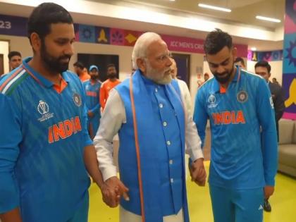 MP Priyanka Chaturvedi slams PM Modi's dressing room visit after World Cup loss | MP Priyanka Chaturvedi slams PM Modi's dressing room visit after World Cup loss