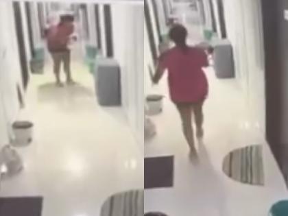 Animal Cruelty In Pune: Woman Caught on Camera Slamming Pet Cat On Floor in Baner, Complaint Registered | Animal Cruelty In Pune: Woman Caught on Camera Slamming Pet Cat On Floor in Baner, Complaint Registered