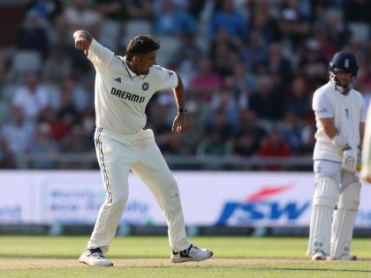 Anshul Kamboj Bags His Maiden Test Wicket, Dismisses Ben Duckett for 94 in ENG vs IND 4th Test (Watch Video) | Anshul Kamboj Bags His Maiden Test Wicket, Dismisses Ben Duckett for 94 in ENG vs IND 4th Test (Watch Video)