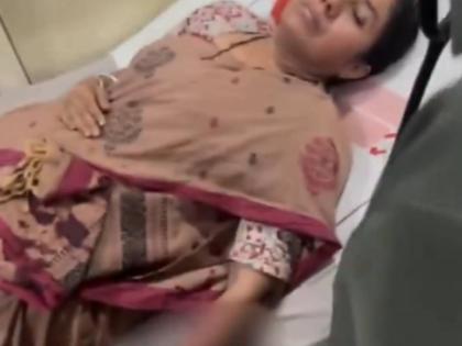 Amravati BJP Candidate and MLA Pratap Adsad's Sister Archana Rothe Attacked by Unknown Miscreants Near Satefal Phata (Watch Video)