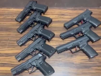 Arms Trafficking Racket Busted in Delhi: 10 Turkey and China-Made Pistols, 92 live Cartridges Seized; 4 Arrested | Arms Trafficking Racket Busted in Delhi: 10 Turkey and China-Made Pistols, 92 live Cartridges Seized; 4 Arrested
