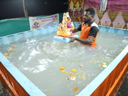 Maghi Ganpati Visarjan 2025: Over 1,200 Idols Immersed in Navi Mumbai; 582 POP Idols in Artificial Ponds | Maghi Ganpati Visarjan 2025: Over 1,200 Idols Immersed in Navi Mumbai; 582 POP Idols in Artificial Ponds Maghi Ganpati Visarjan 2025: Over 1,200 Idols Immersed in Navi Mumbai; 582 POP Idols in Artificial Ponds | Maghi Ganpati Visarjan 2025: Over 1,200 Idols Immersed in Navi Mumbai; 582 POP Idols in Artificial Ponds