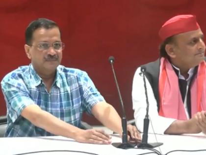 Arvind Kejriwal Meets Akhilesh Yadav in Lucknow; Delhi CM Refuses to Comment on Swati Maliwal's Assault Case (Watch Video) | Arvind Kejriwal Meets Akhilesh Yadav in Lucknow; Delhi CM Refuses to Comment on Swati Maliwal's Assault Case (Watch Video)