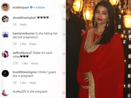 Viral Photo! Is Aishwarya hiding her baby bump ? | Viral Photo! Is Aishwarya hiding her baby bump ?