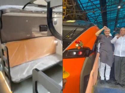 Watch: First Look of Vande Bharat Sleeper Train Prototype Revealed by Railway Minister Ashwini Vaishnaw | Watch: First Look of Vande Bharat Sleeper Train Prototype Revealed by Railway Minister Ashwini Vaishnaw Watch: First Look of Vande Bharat Sleeper Train Prototype Revealed by Railway Minister Ashwini Vaishnaw | Watch: First Look of Vande Bharat Sleeper Train Prototype Revealed by Railway Minister Ashwini Vaishnaw