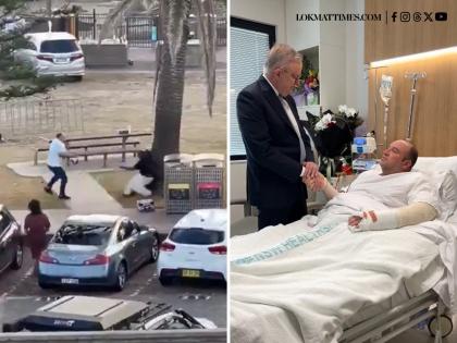'Best of Our Country': PM Anthony Albanese Meets Bondi Beach Hero Ahmed al-Ahmed (Watch Video) | 'Best of Our Country': PM Anthony Albanese Meets Bondi Beach Hero Ahmed al-Ahmed (Watch Video) 'Best of Our Country': PM Anthony Albanese Meets Bondi Beach Hero Ahmed al-Ahmed (Watch Video) | 'Best of Our Country': PM Anthony Albanese Meets Bondi Beach Hero Ahmed al-Ahmed (Watch Video)